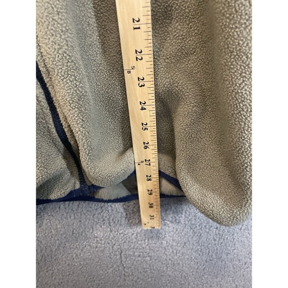 L.L. Bean Trail Fleece Men's Large Tall Tan Full Zip Jacket Outdoor - Picture 4 of 7